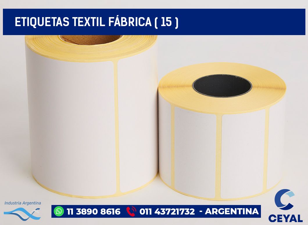 ETIQUETAS TEXTIL FÁBRICA ( 15 )