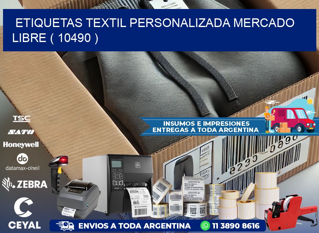 ETIQUETAS TEXTIL PERSONALIZADA MERCADO LIBRE ( 10490 )