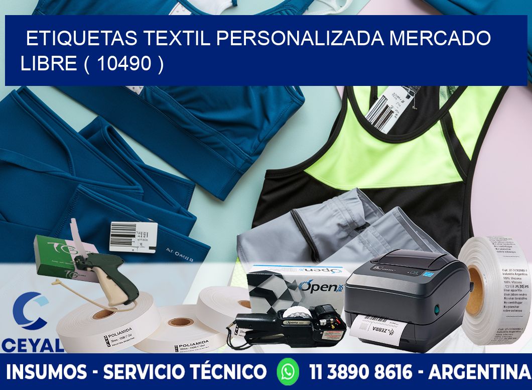 ETIQUETAS TEXTIL PERSONALIZADA MERCADO LIBRE ( 10490 )