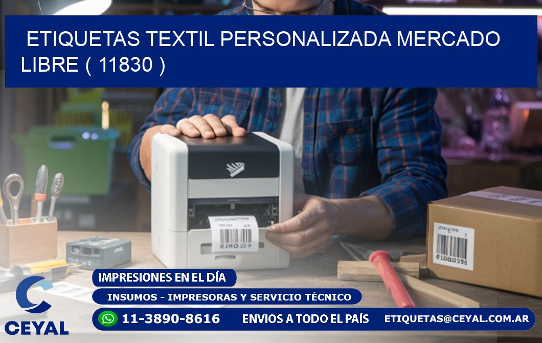 ETIQUETAS TEXTIL PERSONALIZADA MERCADO LIBRE ( 11830 )