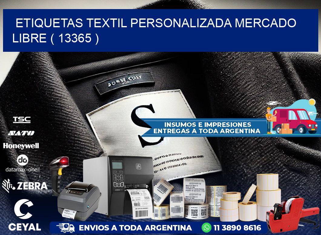 ETIQUETAS TEXTIL PERSONALIZADA MERCADO LIBRE ( 13365 )