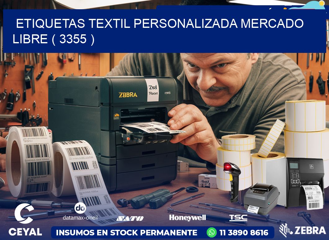 ETIQUETAS TEXTIL PERSONALIZADA MERCADO LIBRE ( 3355 )