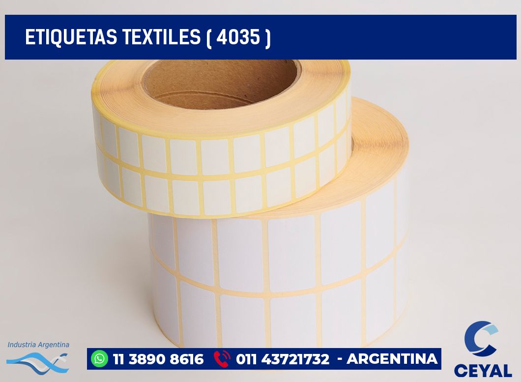 ETIQUETAS TEXTILES ( 4035 )