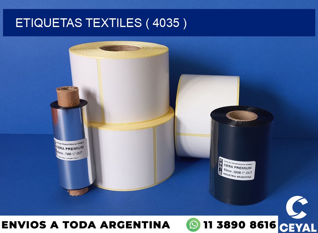 ETIQUETAS TEXTILES ( 4035 )