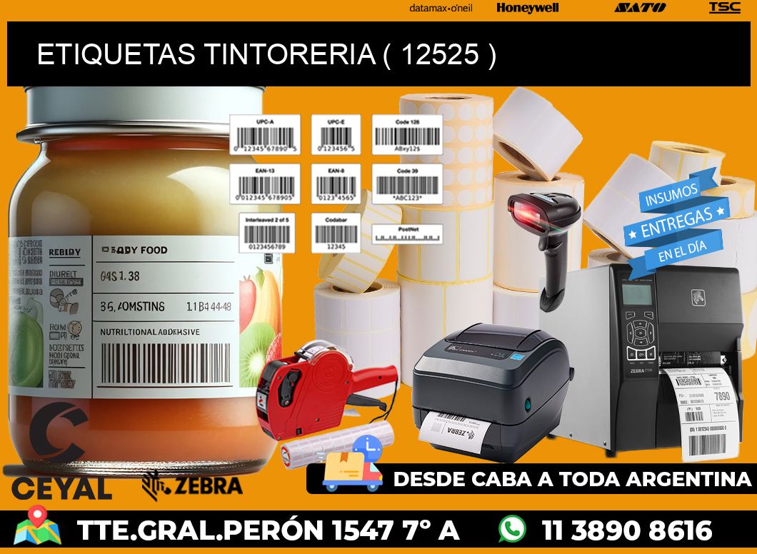 ETIQUETAS TINTORERIA ( 12525 )
