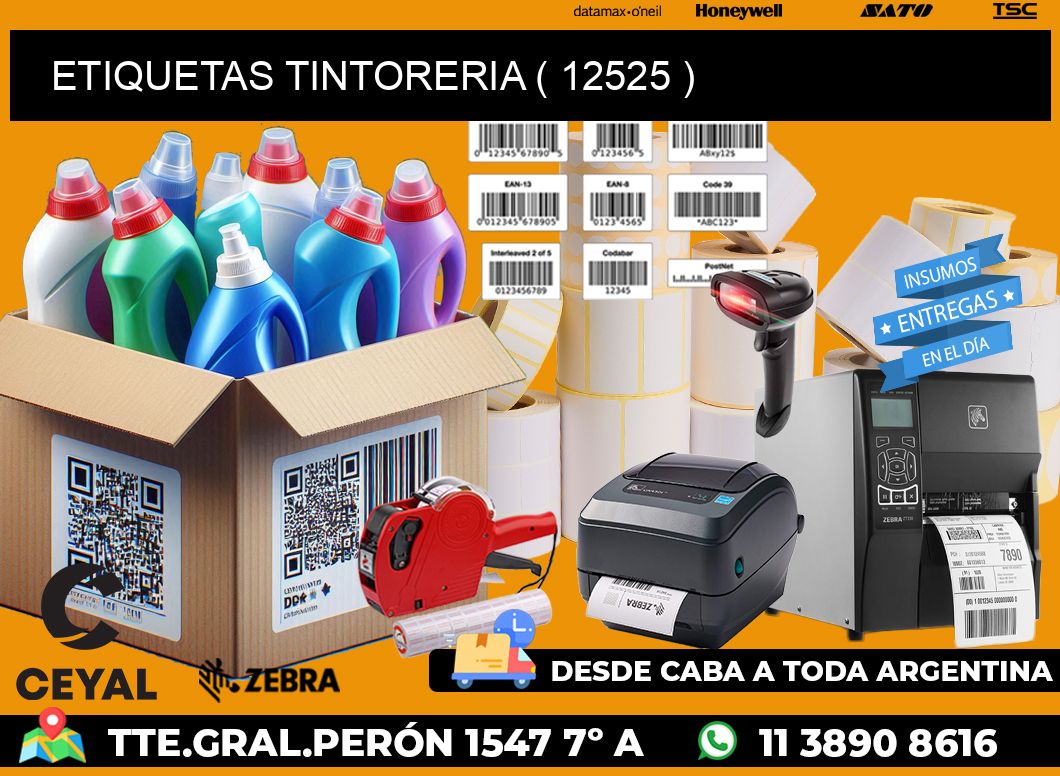 ETIQUETAS TINTORERIA ( 12525 )