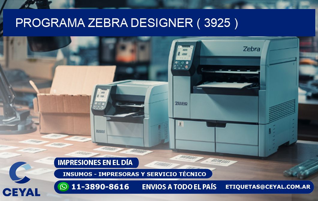 PROGRAMA ZEBRA DESIGNER ( 3925 )