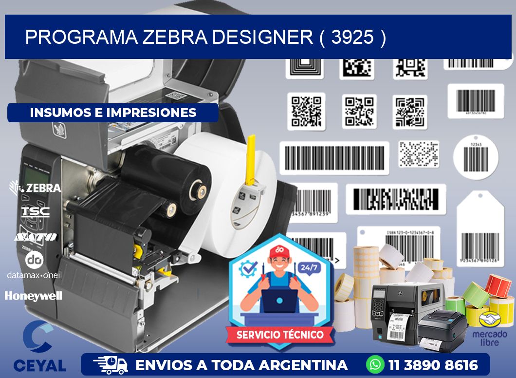 PROGRAMA ZEBRA DESIGNER ( 3925 )