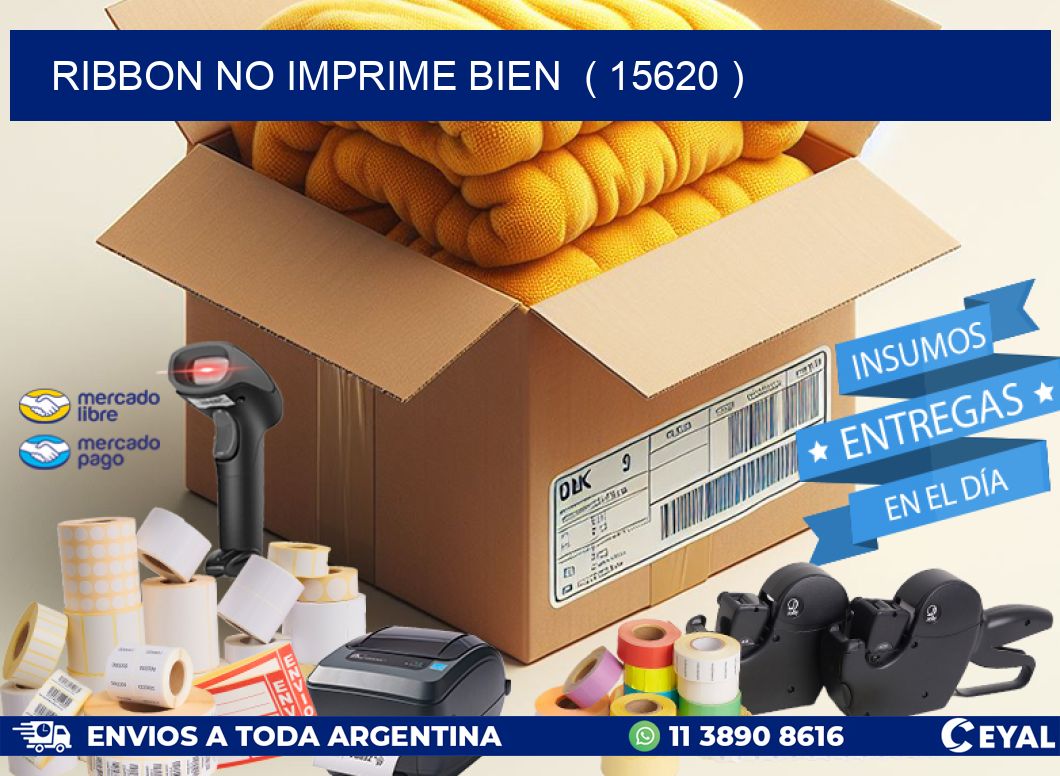RIBBON NO IMPRIME BIEN ( 15620 )