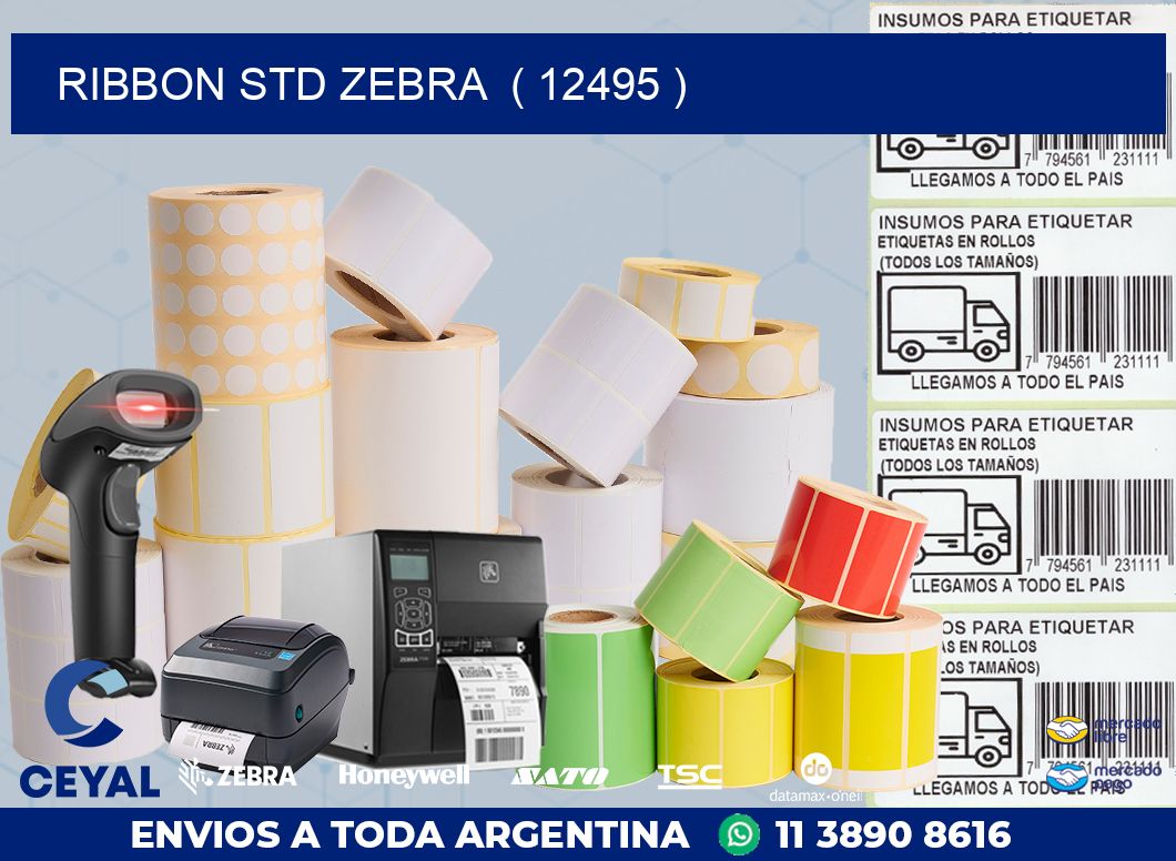 RIBBON STD ZEBRA ( 12495 )