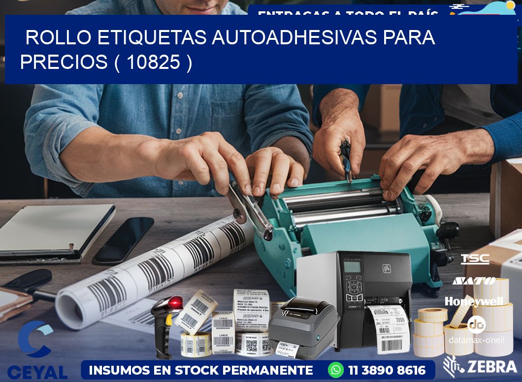 ROLLO ETIQUETAS AUTOADHESIVAS PARA PRECIOS ( 10825 )