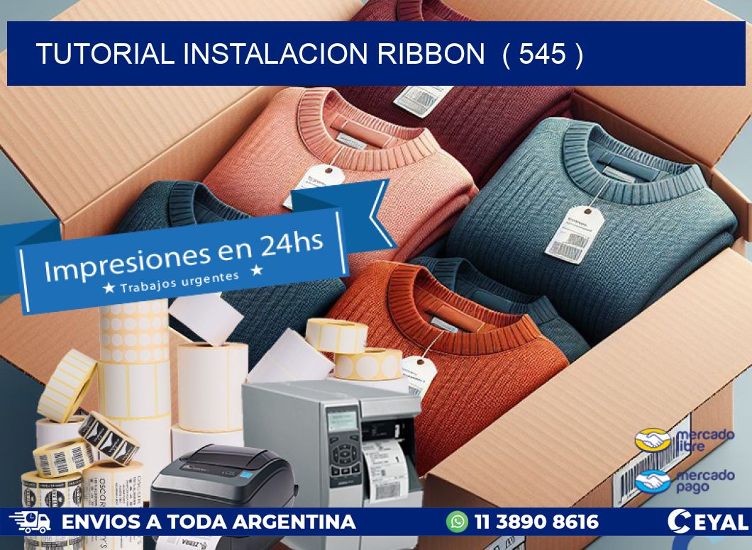 TUTORIAL INSTALACION RIBBON  ( 545 )
