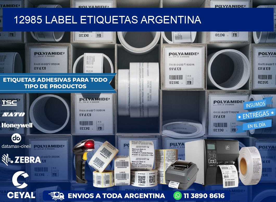 12985 LABEL ETIQUETAS ARGENTINA