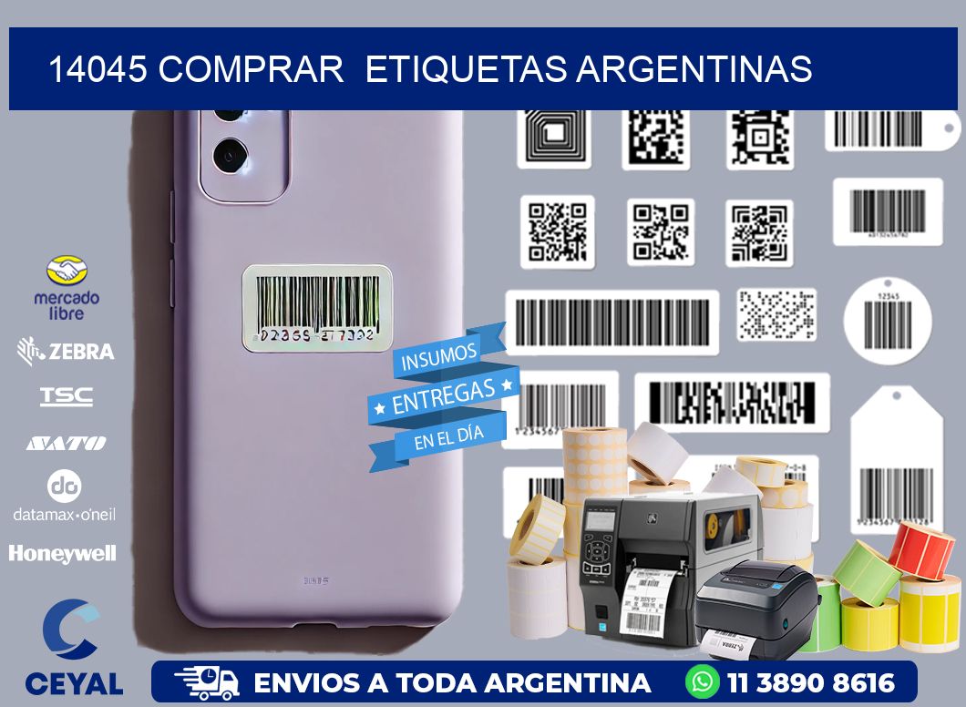 14045 COMPRAR  ETIQUETAS ARGENTINAS