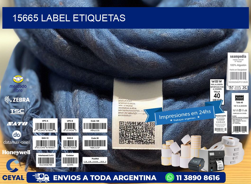 15665 LABEL ETIQUETAS