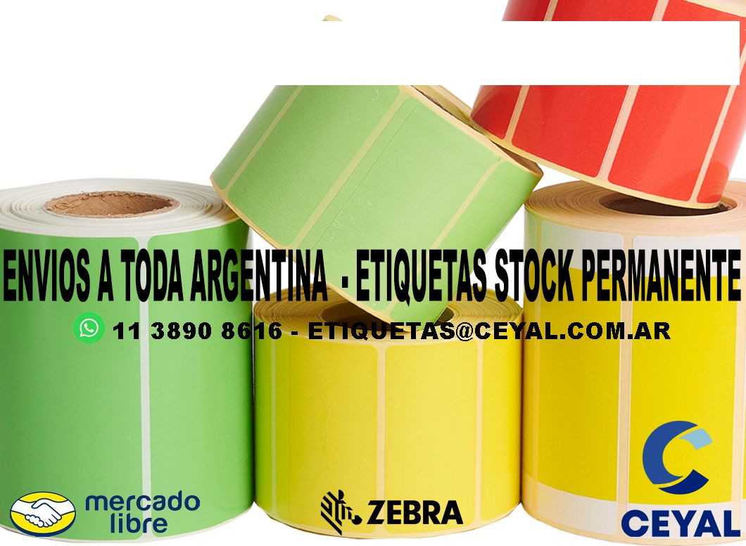 1600 ETIQUETAS  94 x 90