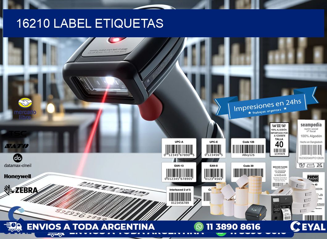 16210 LABEL ETIQUETAS