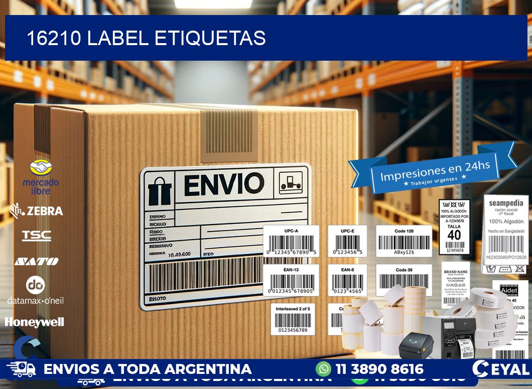 16210 LABEL ETIQUETAS