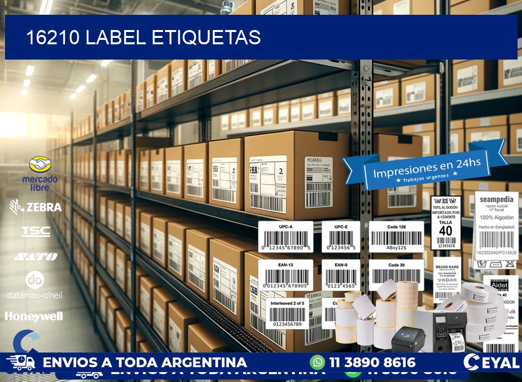 16210 LABEL ETIQUETAS