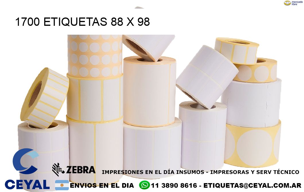 1700 ETIQUETAS 88 x 98