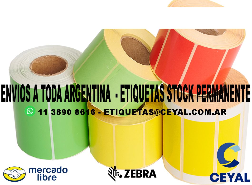 1700 ETIQUETAS PERSONALIZADAS 69 x 100