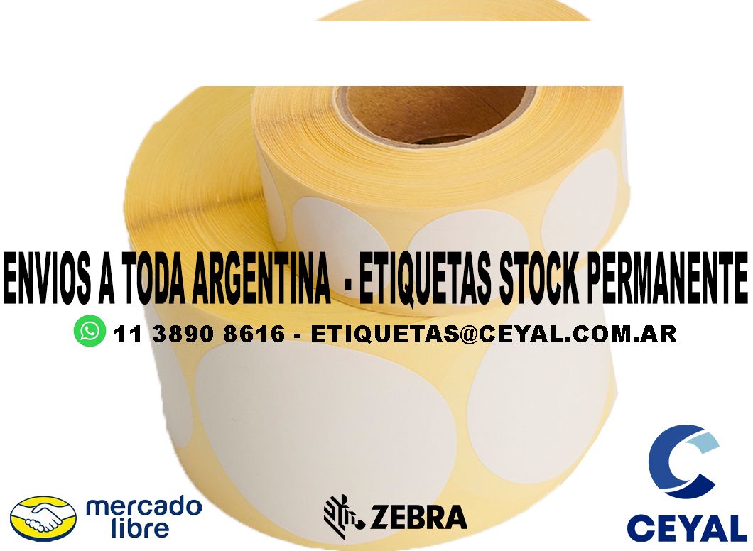 1700 ETIQUETAS RIBBON 25 x 66