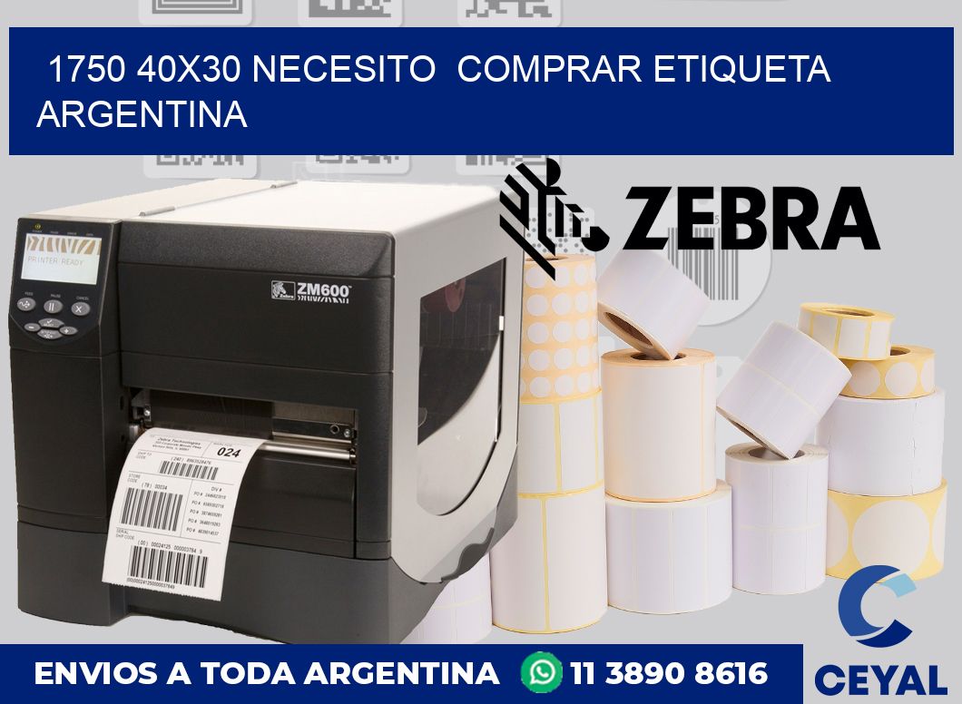 1750 40X30 NECESITO  COMPRAR ETIQUETA ARGENTINA
