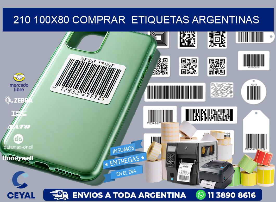 210 100X80 COMPRAR  ETIQUETAS ARGENTINAS