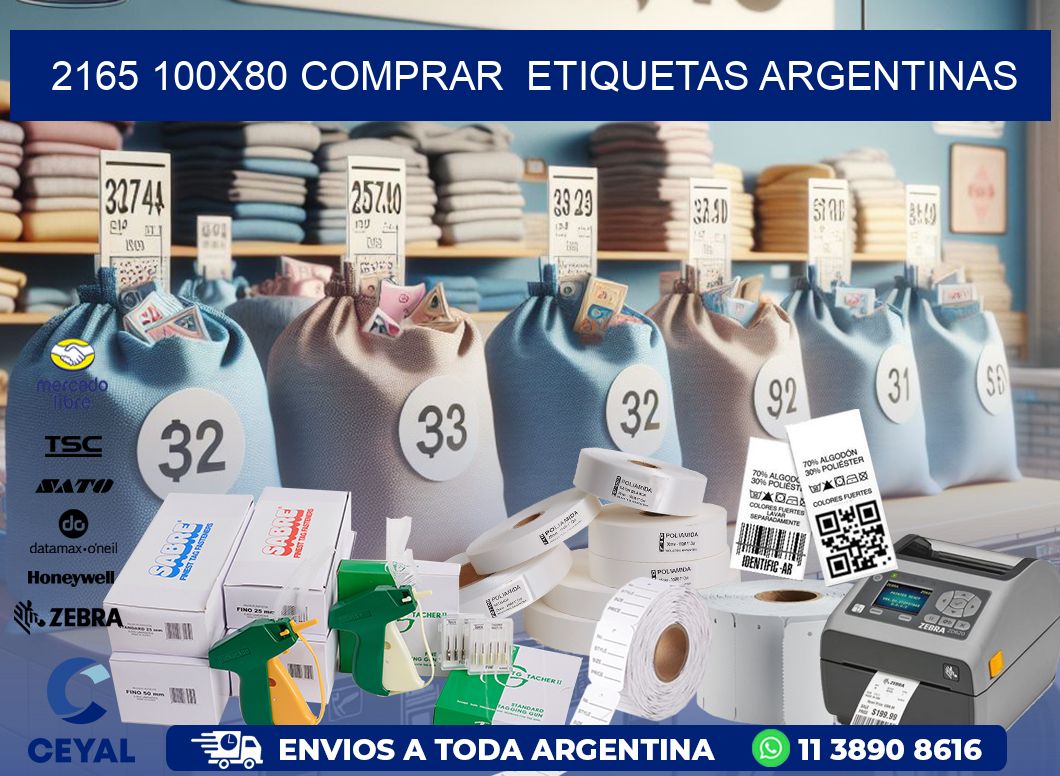 2165 100X80 COMPRAR  ETIQUETAS ARGENTINAS