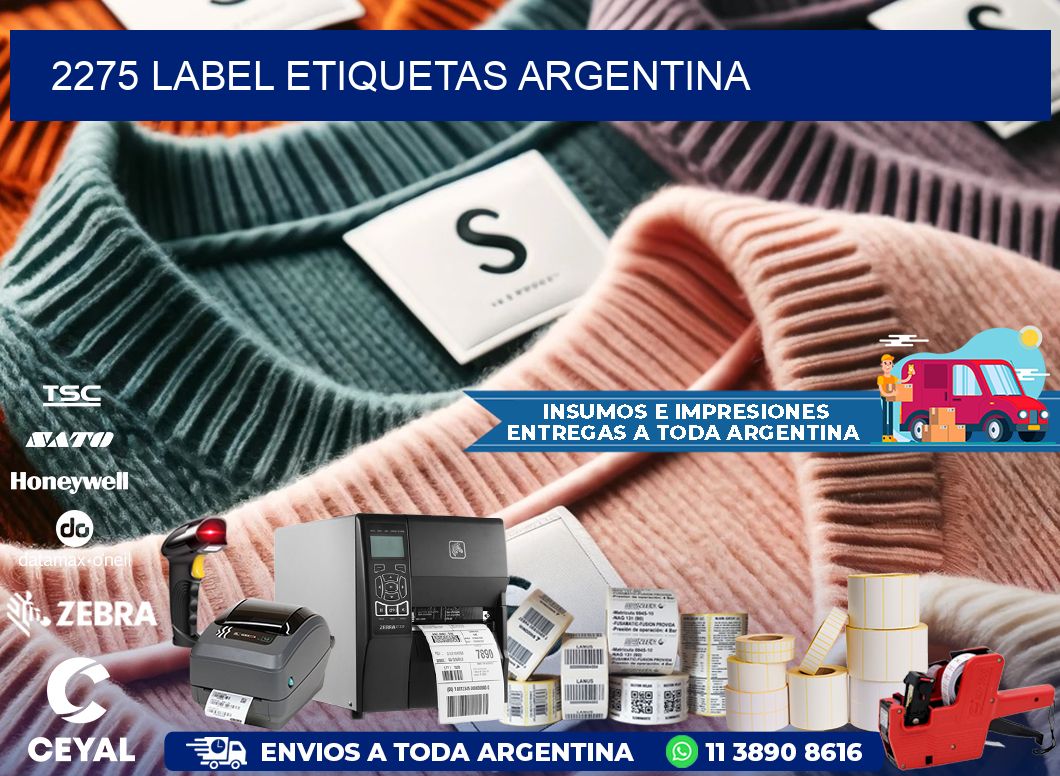 2275 LABEL ETIQUETAS ARGENTINA