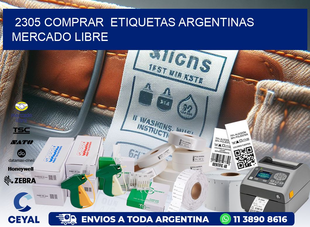 2305 COMPRAR  ETIQUETAS ARGENTINAS MERCADO LIBRE