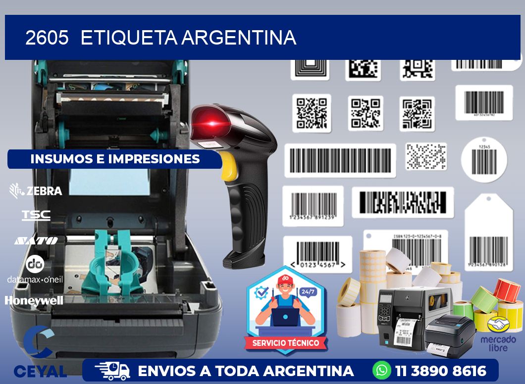 2605  ETIQUETA ARGENTINA