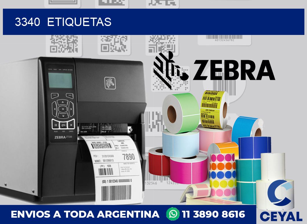 3340  ETIQUETAS
