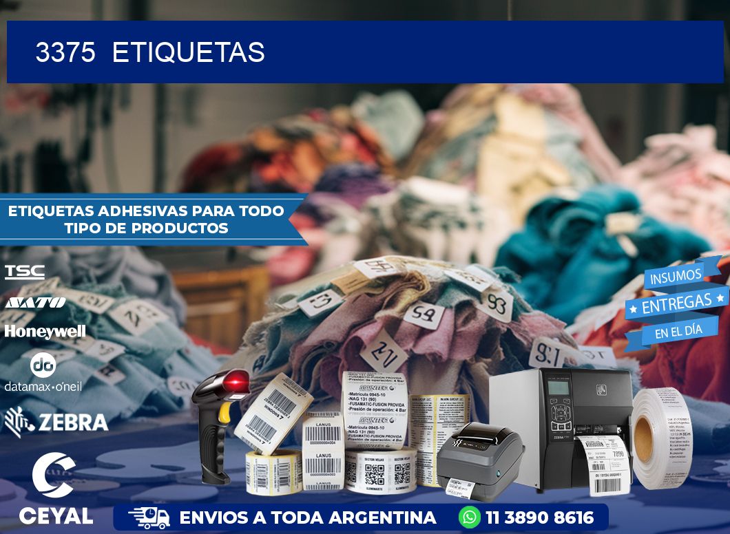 3375  ETIQUETAS