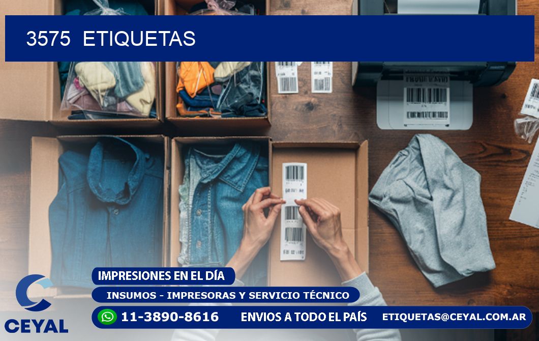 3575  ETIQUETAS