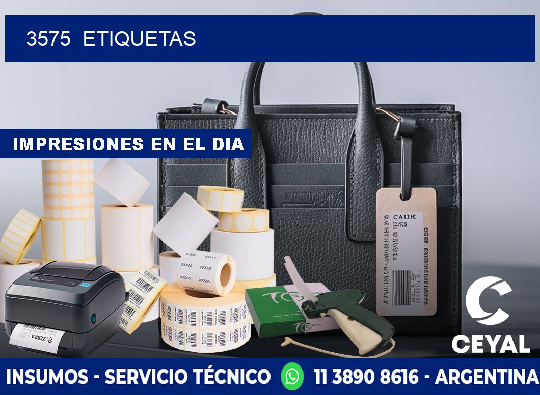 3575  ETIQUETAS