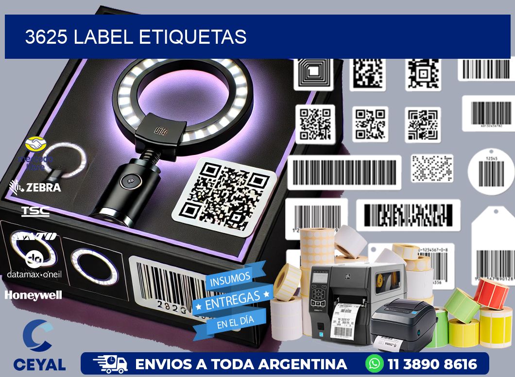 3625 LABEL ETIQUETAS