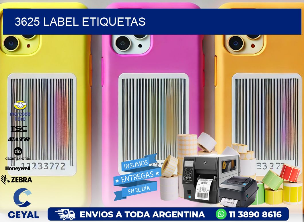 3625 LABEL ETIQUETAS