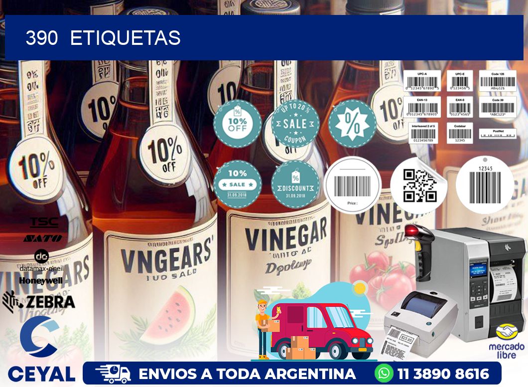 390  ETIQUETAS