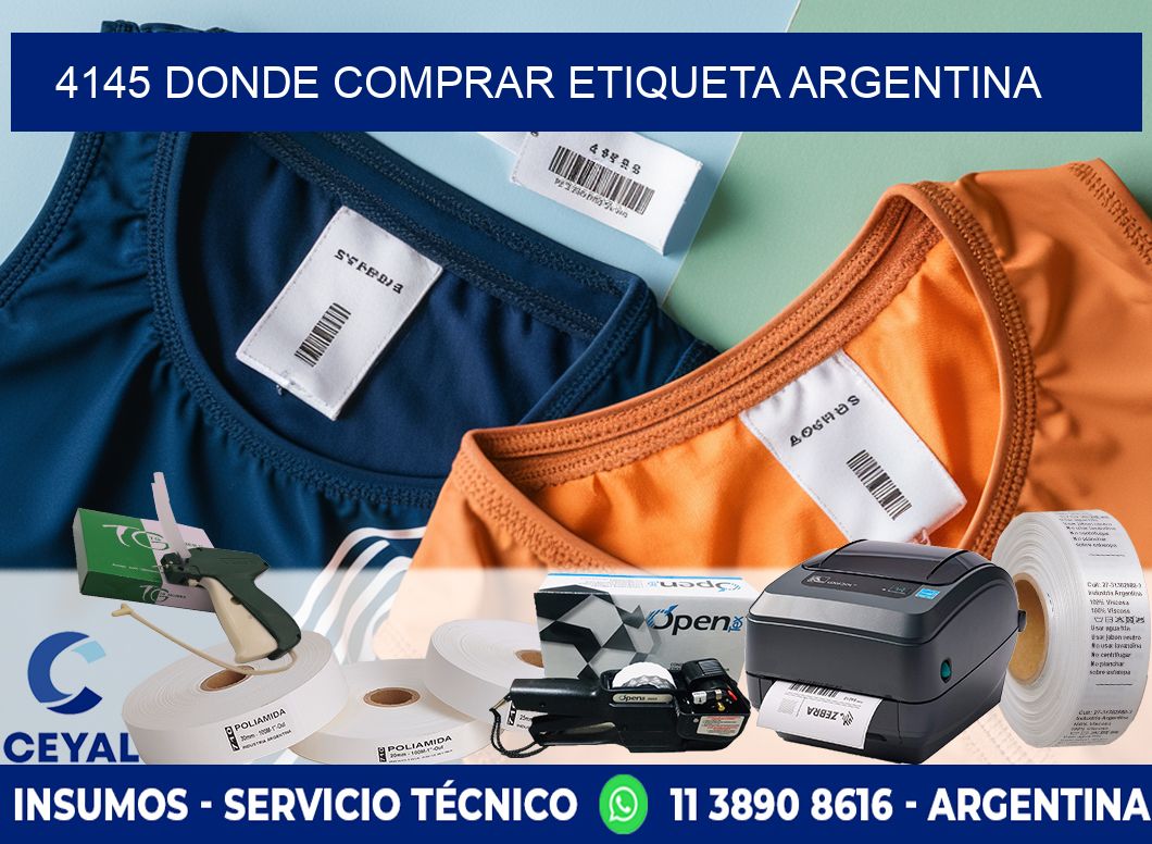 4145 DONDE COMPRAR ETIQUETA ARGENTINA