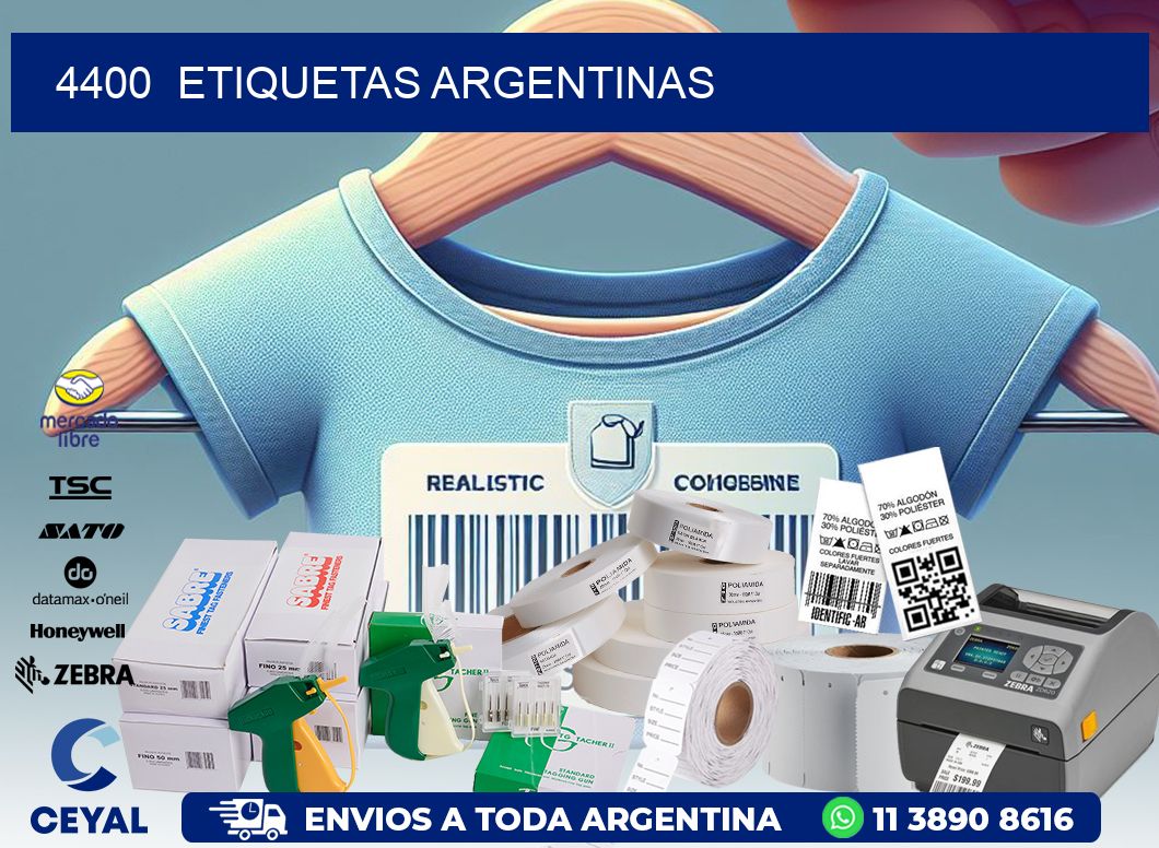 4400  ETIQUETAS ARGENTINAS