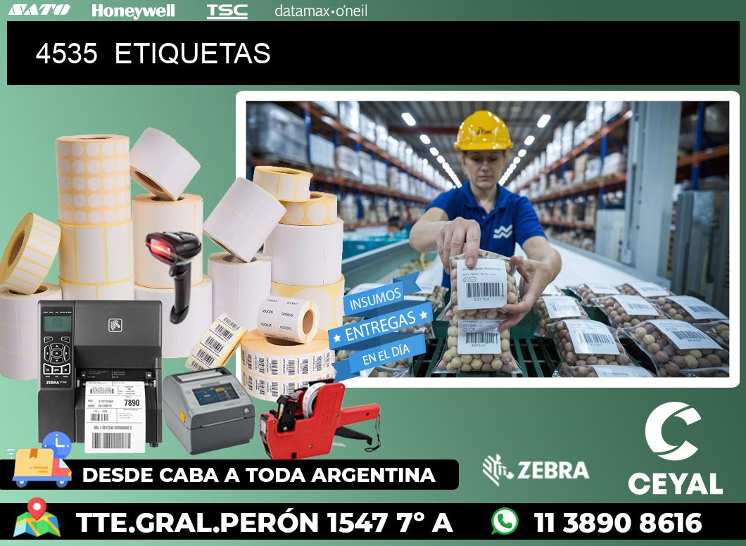 4535  ETIQUETAS