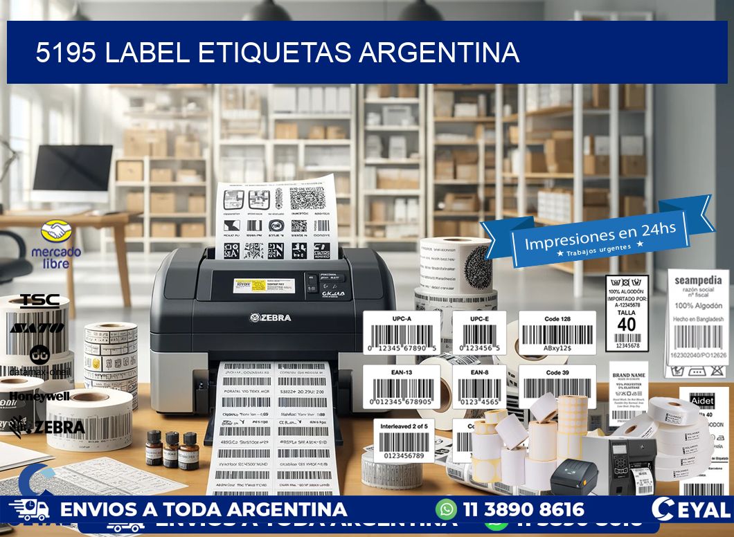 5195 LABEL ETIQUETAS ARGENTINA