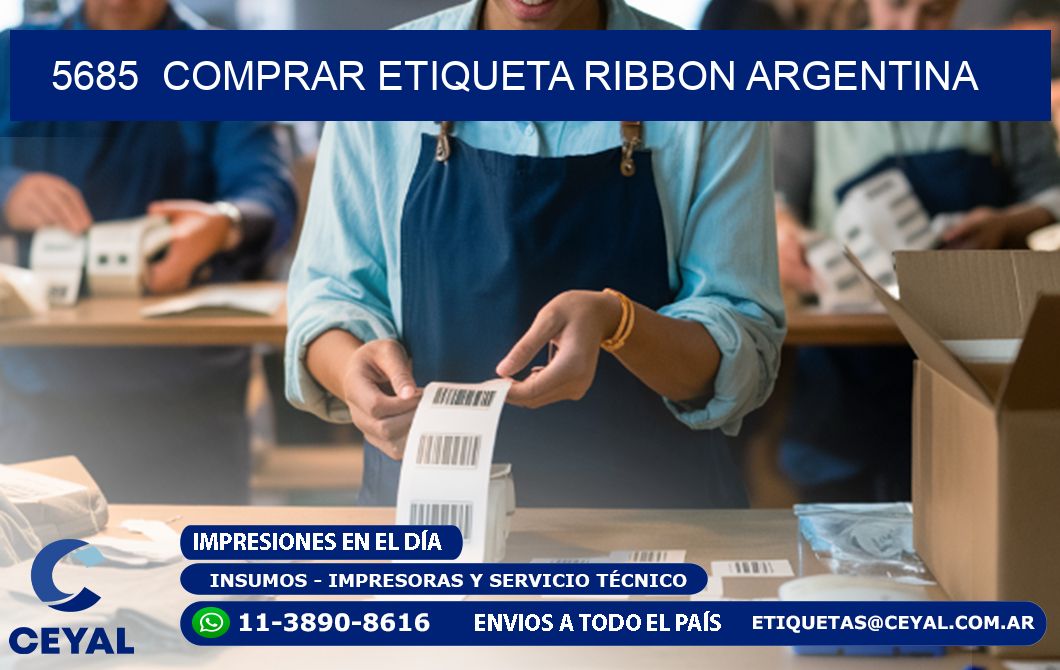 5685  COMPRAR ETIQUETA RIBBON ARGENTINA