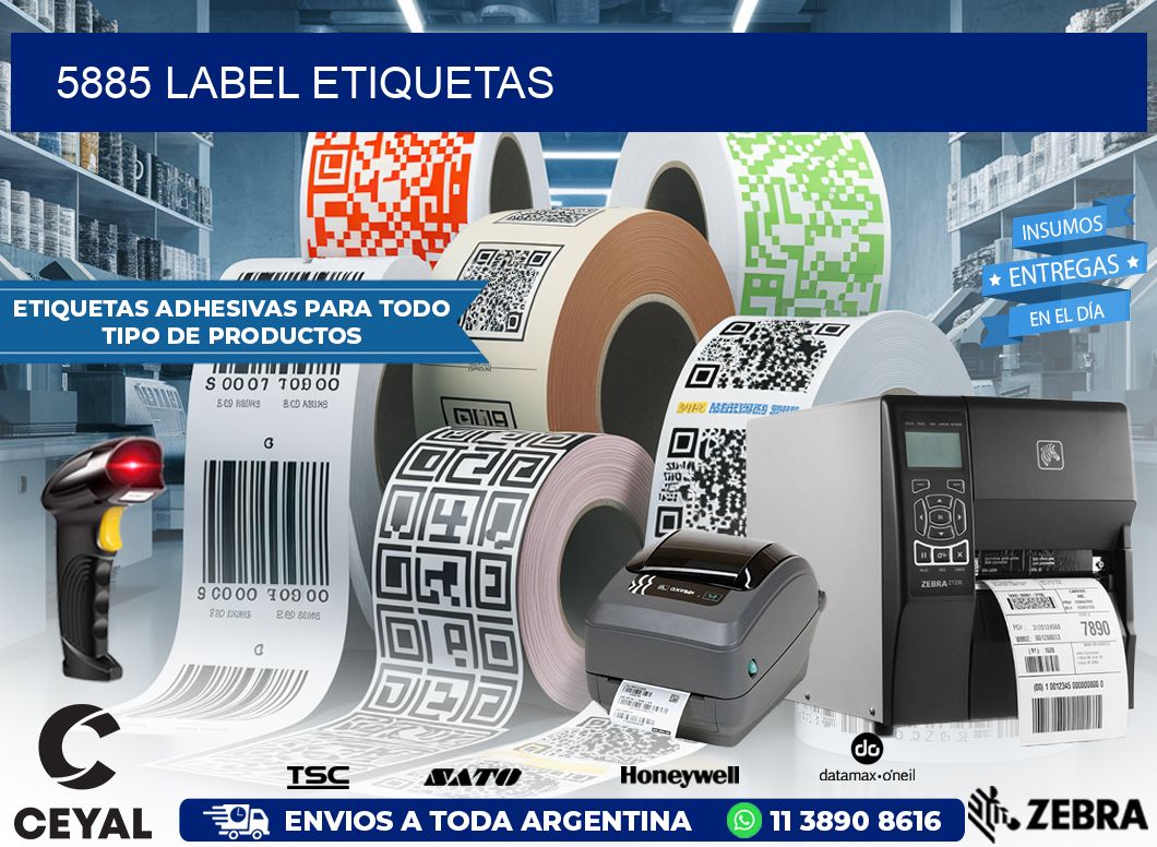 5885 LABEL ETIQUETAS
