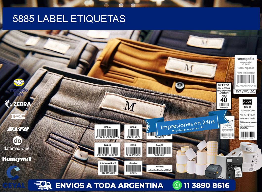 5885 LABEL ETIQUETAS