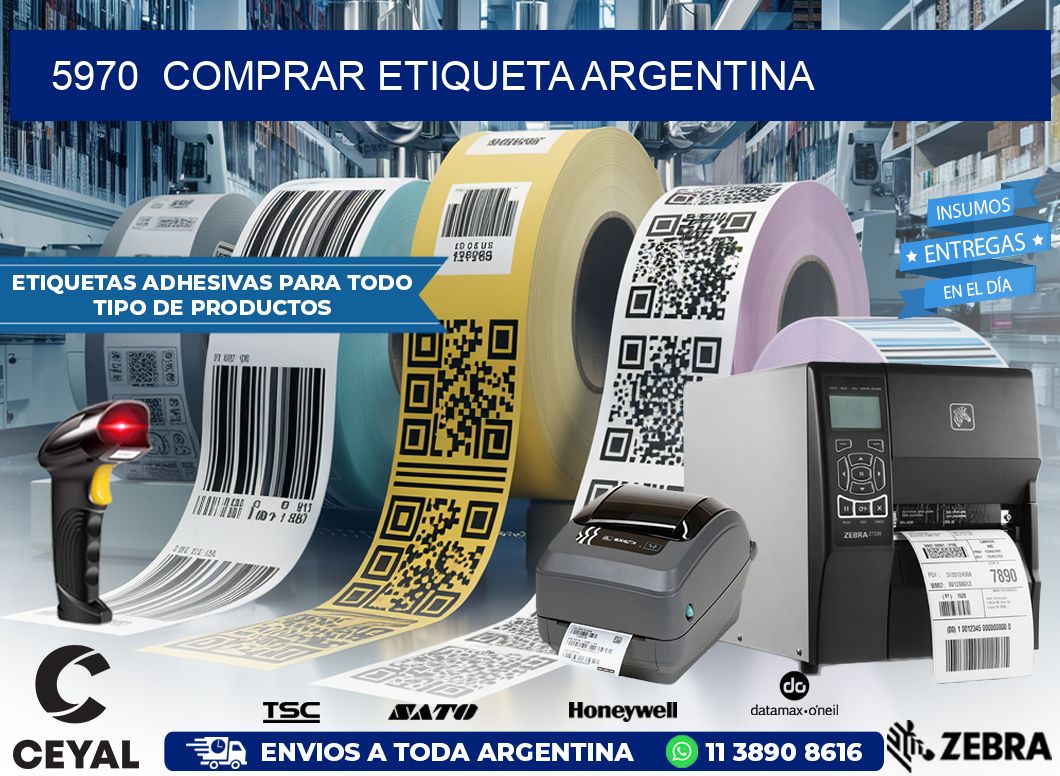 5970 COMPRAR ETIQUETA ARGENTINA