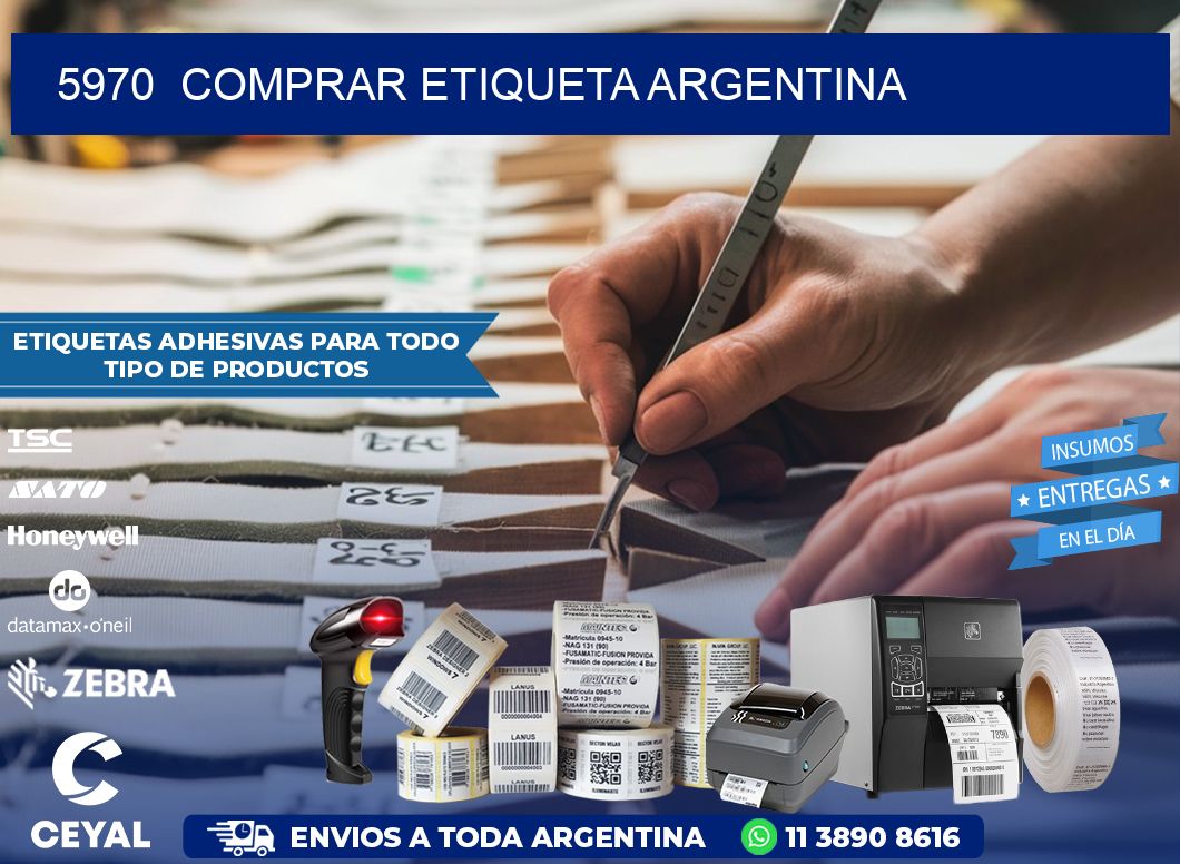 5970 COMPRAR ETIQUETA ARGENTINA