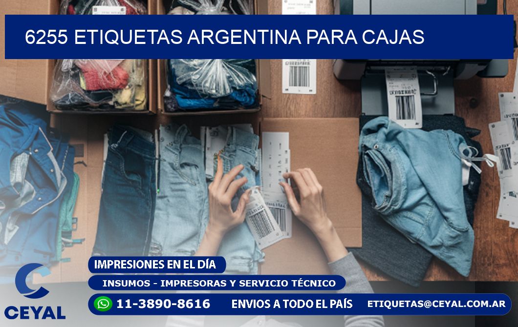 6255 ETIQUETAS ARGENTINA PARA CAJAS