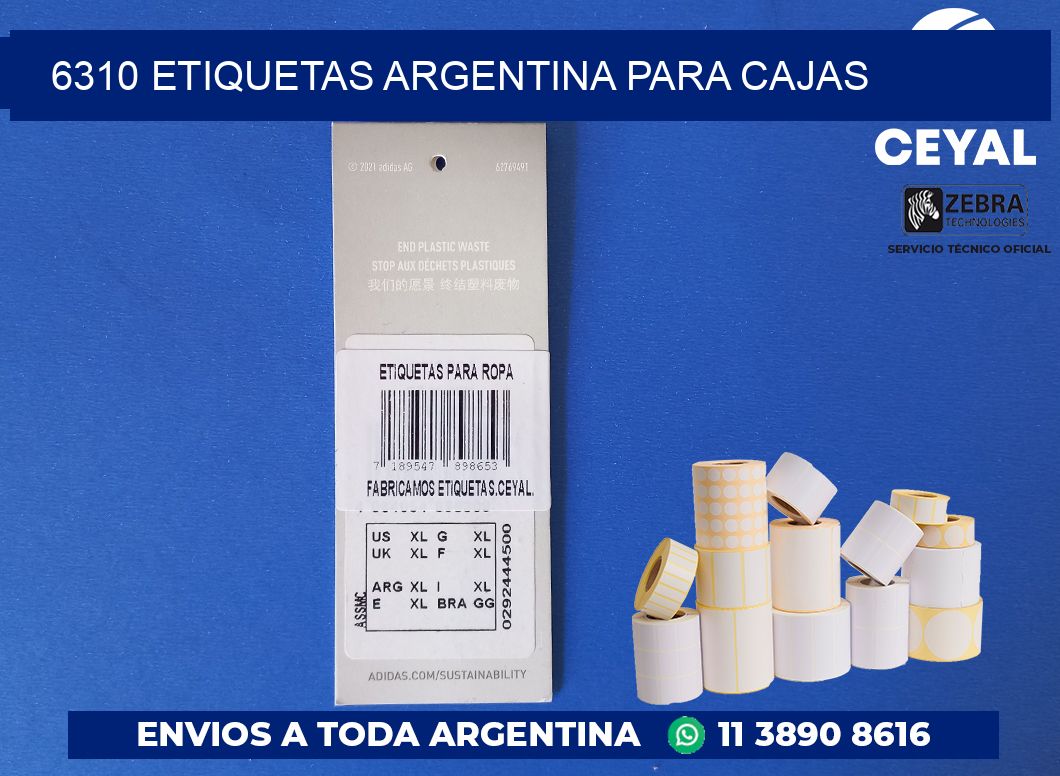 6310 ETIQUETAS ARGENTINA PARA CAJAS